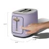 2 Slice Toaster with Touch-Activated Display