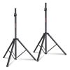 5 Core Speaker Stand Pair Tripod Floor Heavy Duty Adjustable Up to 72 Inch DJ Studio Monitor Stands Pole Mount- SS HD 2PK BLK WOB