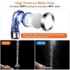 Ionic Filtration Shower Head High Pressure 3 Mode Stone Water Saving Bath Handheld Shower