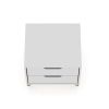 Manhattan Comfort Rockefeller 2.0 Mid-Century Modern 2-Drawer Nightstand in White