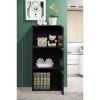 3-Shelf, 3-Door Multi-purpose Cabinet, Multiple Colors