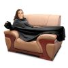 Wearable Fleece Blanket with Sleeves Cozy Warm Microplush Sofa Blanket Extra Soft Lightweight for Adult Women Men 3 Colors