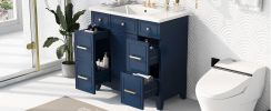 36" Bathroom Vanity Cabinet with Sink Top Combo Set, Single Sink, Shaker Cabinet with Soft Closing Door and Drawer